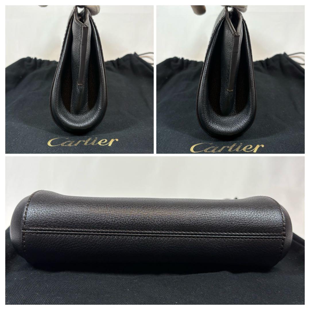 ✨極美品✨Cartier Cドゥカルティエ クラッチバッグ　黒　レディース