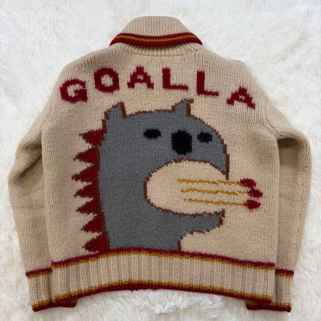 【美品】EVISU GOALLA カウチンニットセーター カーディガン 40 L