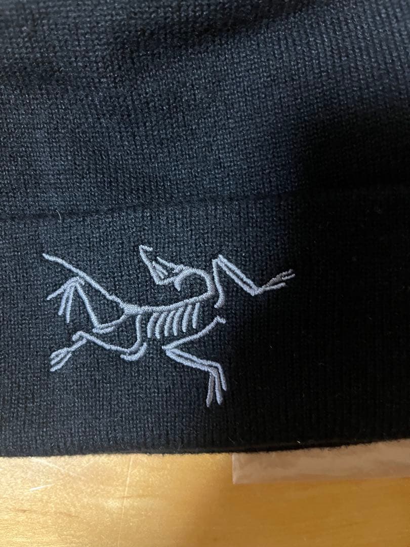 アークテリクス 黒 ニットビーニー