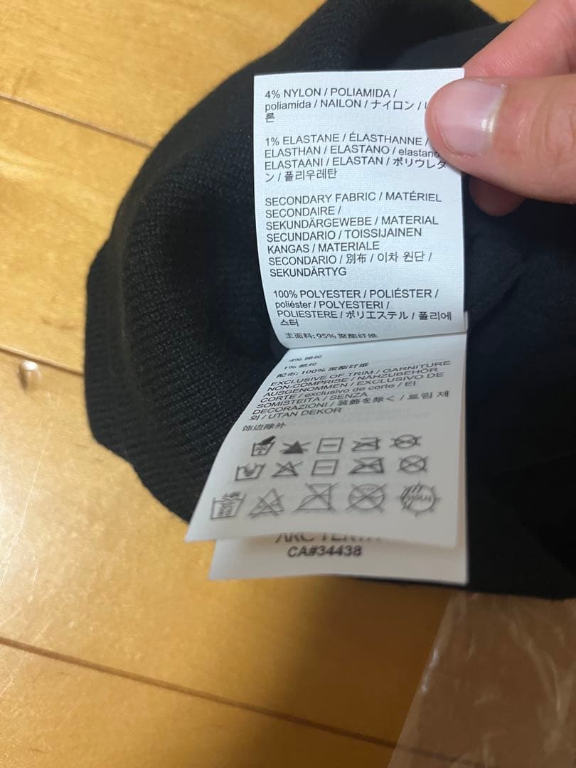 アークテリクス 黒 ニットビーニー