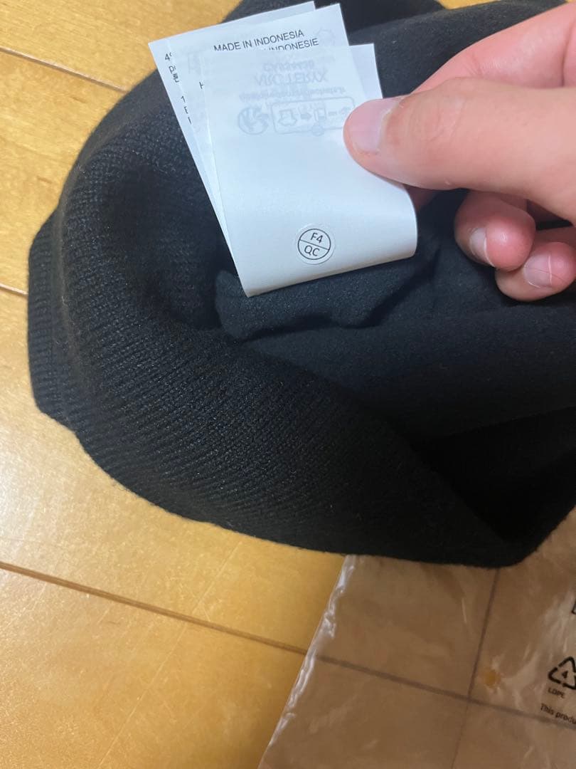 アークテリクス 黒 ニットビーニー