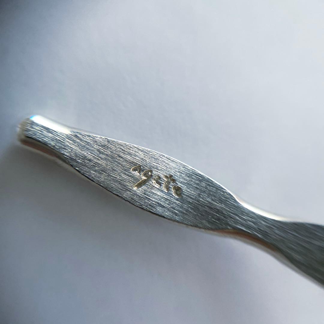 アガット　シルバー　バングル　ブレスレット　silver925 デザイン