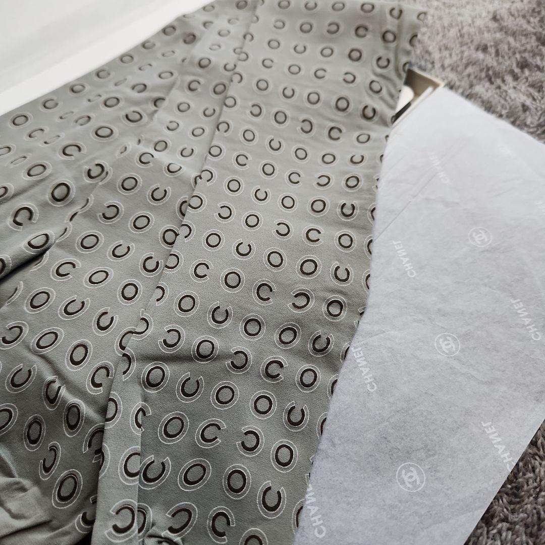 値下げCHANELグレー タイツ