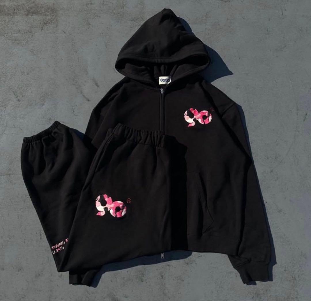 トップス 90 Logo Assort Zip Hoodie