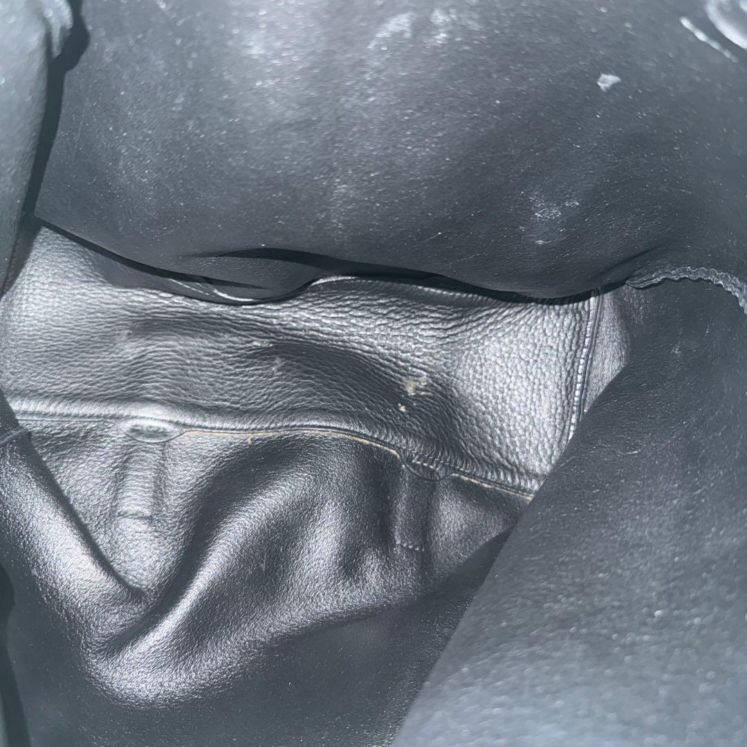 バレンシアガ　レザー　トートバッグ　ブラック