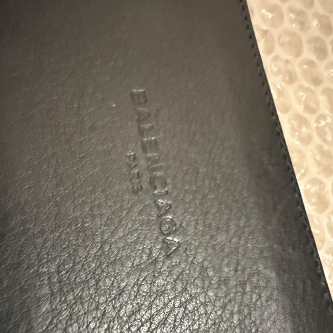 バレンシアガ　レザー　トートバッグ　ブラック