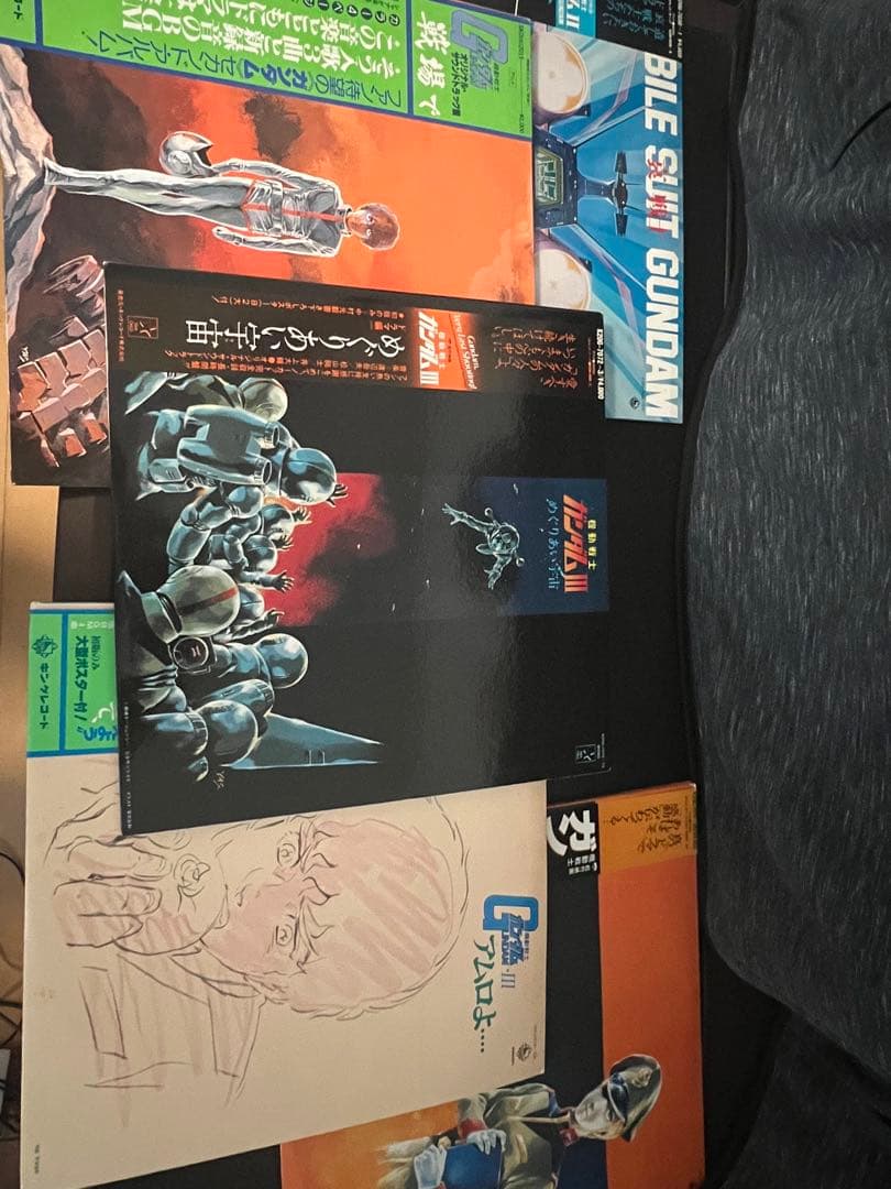 【美品】機動戦士ガンダム 劇場版 レコード5種 帯付き
