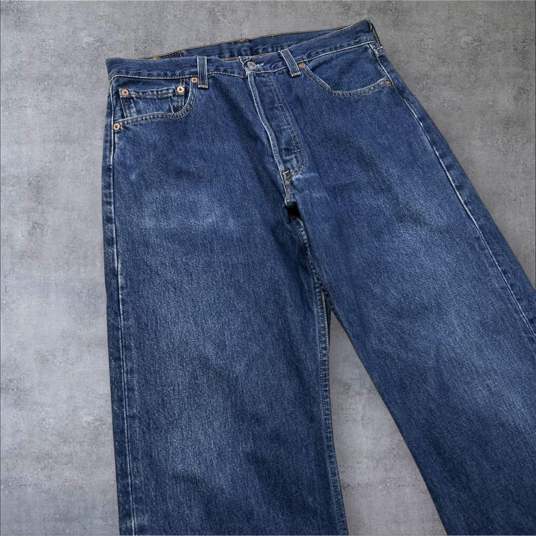 90s-00s USA製 最終期 501 ボタン裏553 サンベニート W34