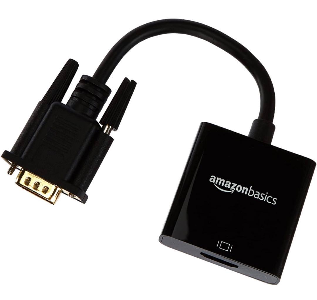 コンパクトアダプター Amazonベーシック オーディオポート付き 3.5mm