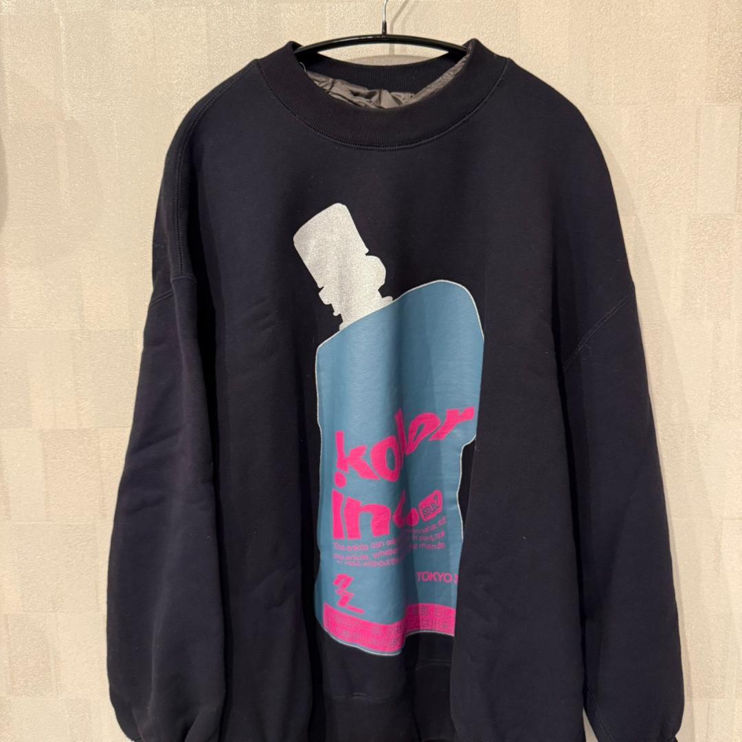 kolor　20aw　裏起毛レイヤードスウェット　美品
