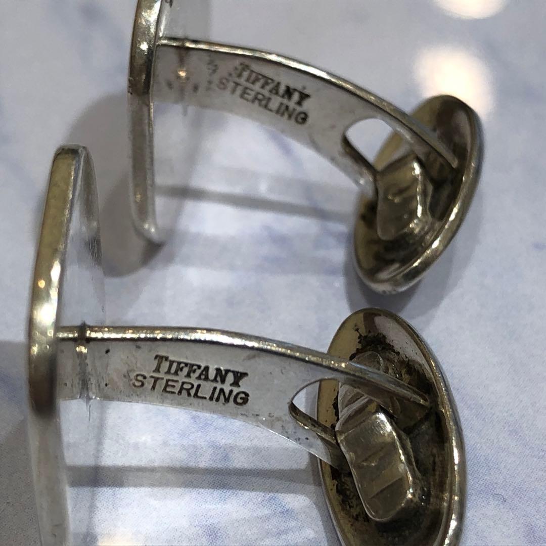 ♡ティファニー　カフス　スターリング　シルバー　スクエア　ビンテージ