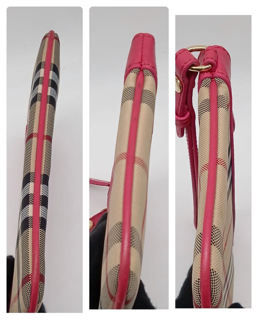 バーバリー　クラッチバッグ　ポーチ　ノバチェック　セカンドバッグ