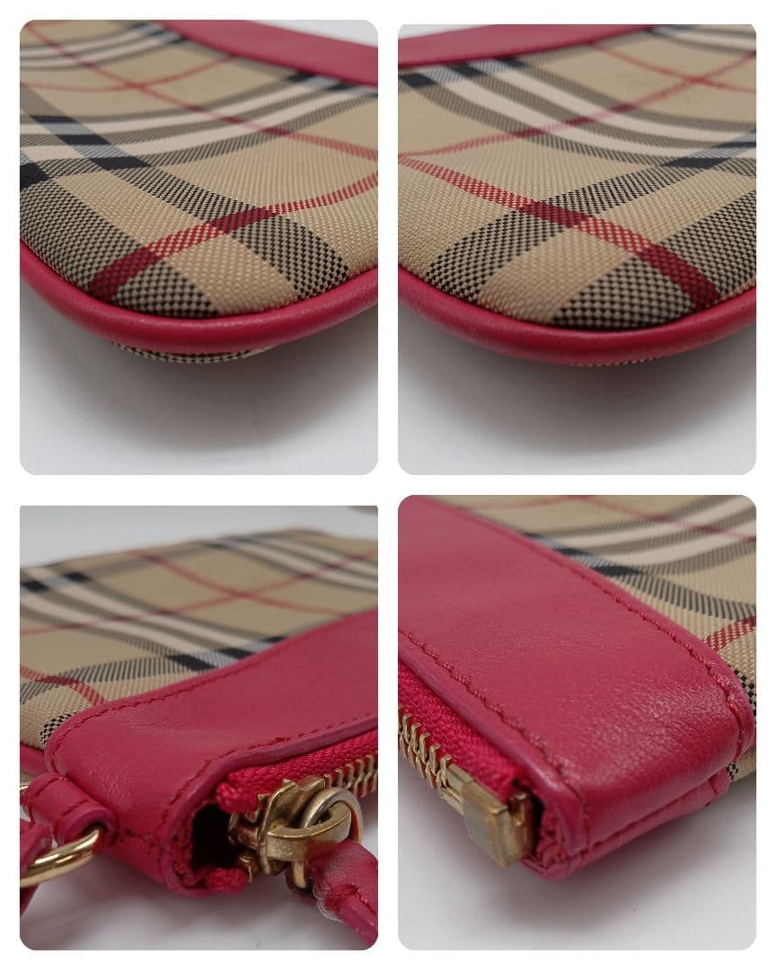 バーバリー　クラッチバッグ　ポーチ　ノバチェック　セカンドバッグ