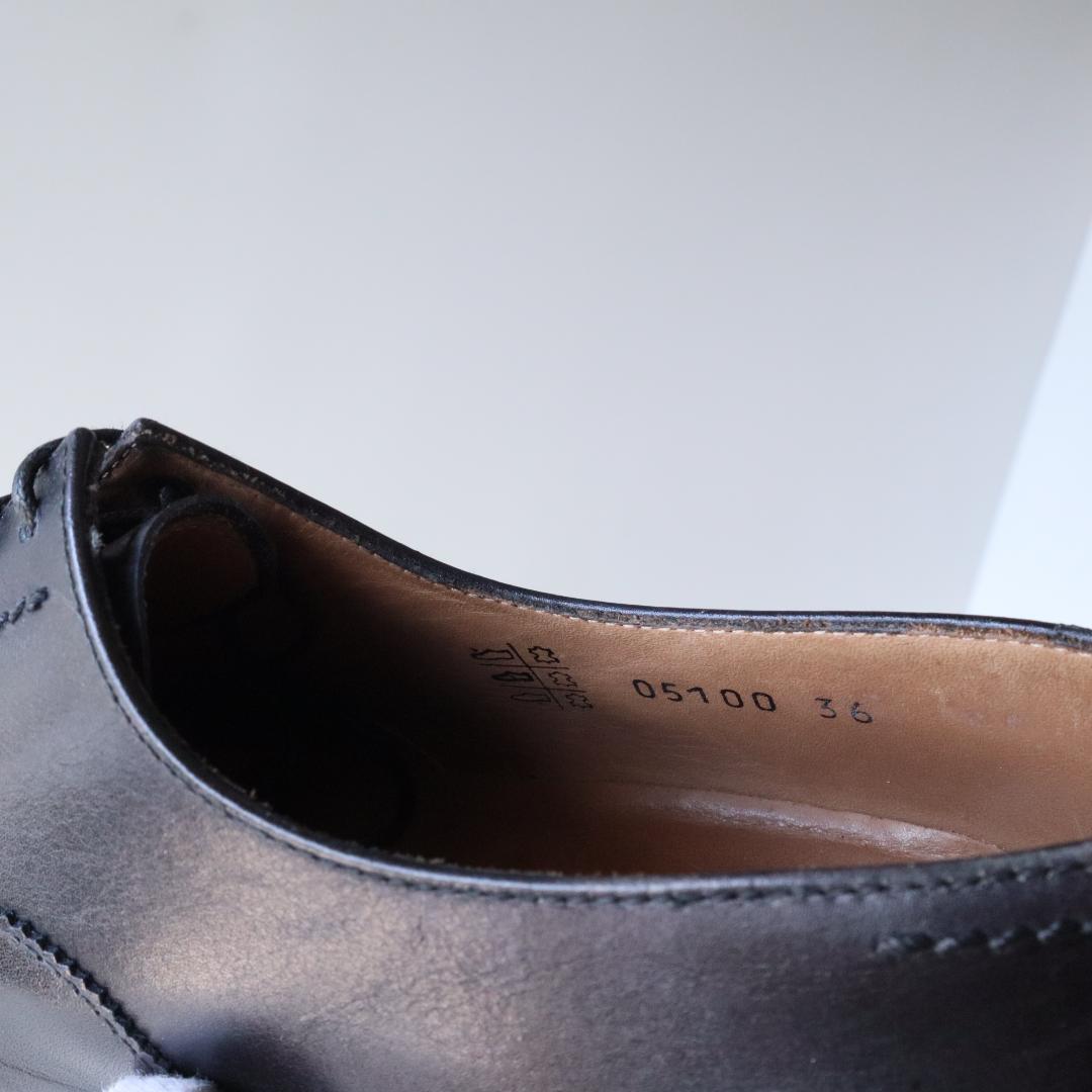 美品マーガレットハウエル　イタリア製レースアップシューズ　36/23cm