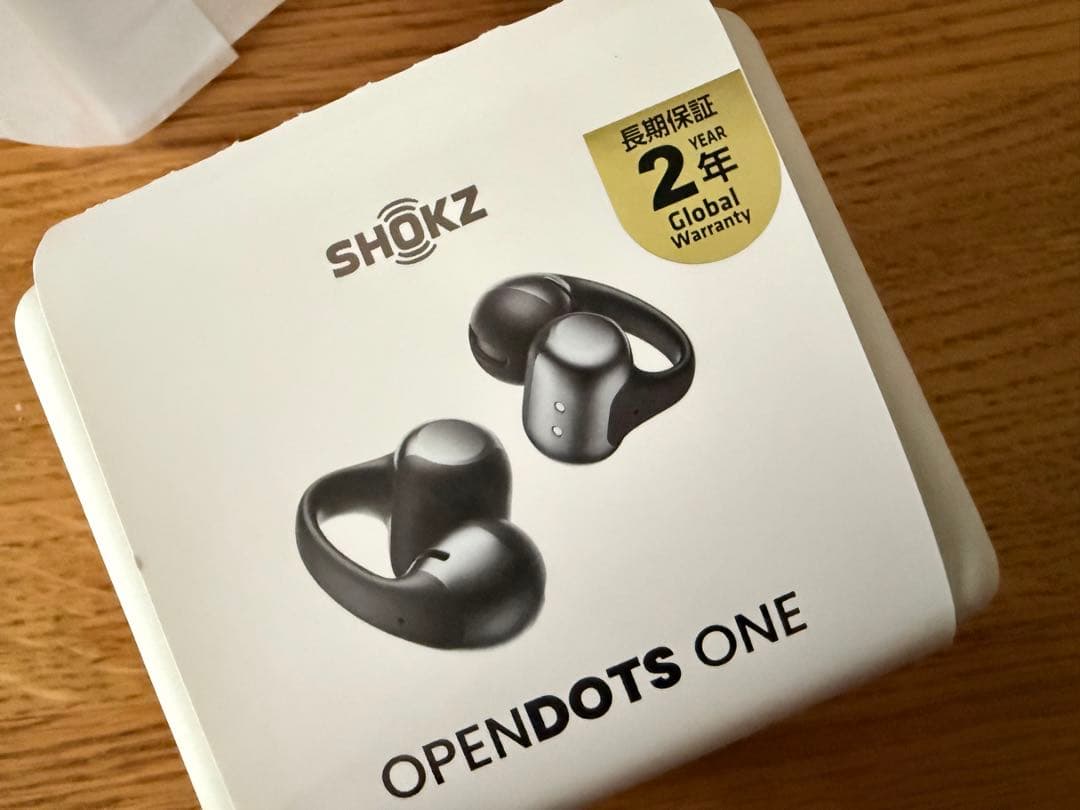 【美品】SHOKZ OPEN DOTS ONE ワイヤレスイヤホン