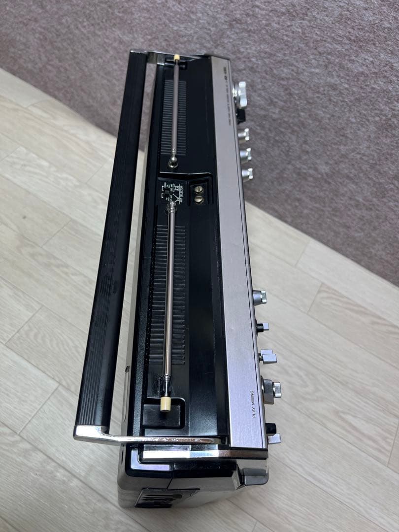 希少AIWAラジカセ CS-80 昭和レトロ ラジカセ 中古動作品 ビンテージ