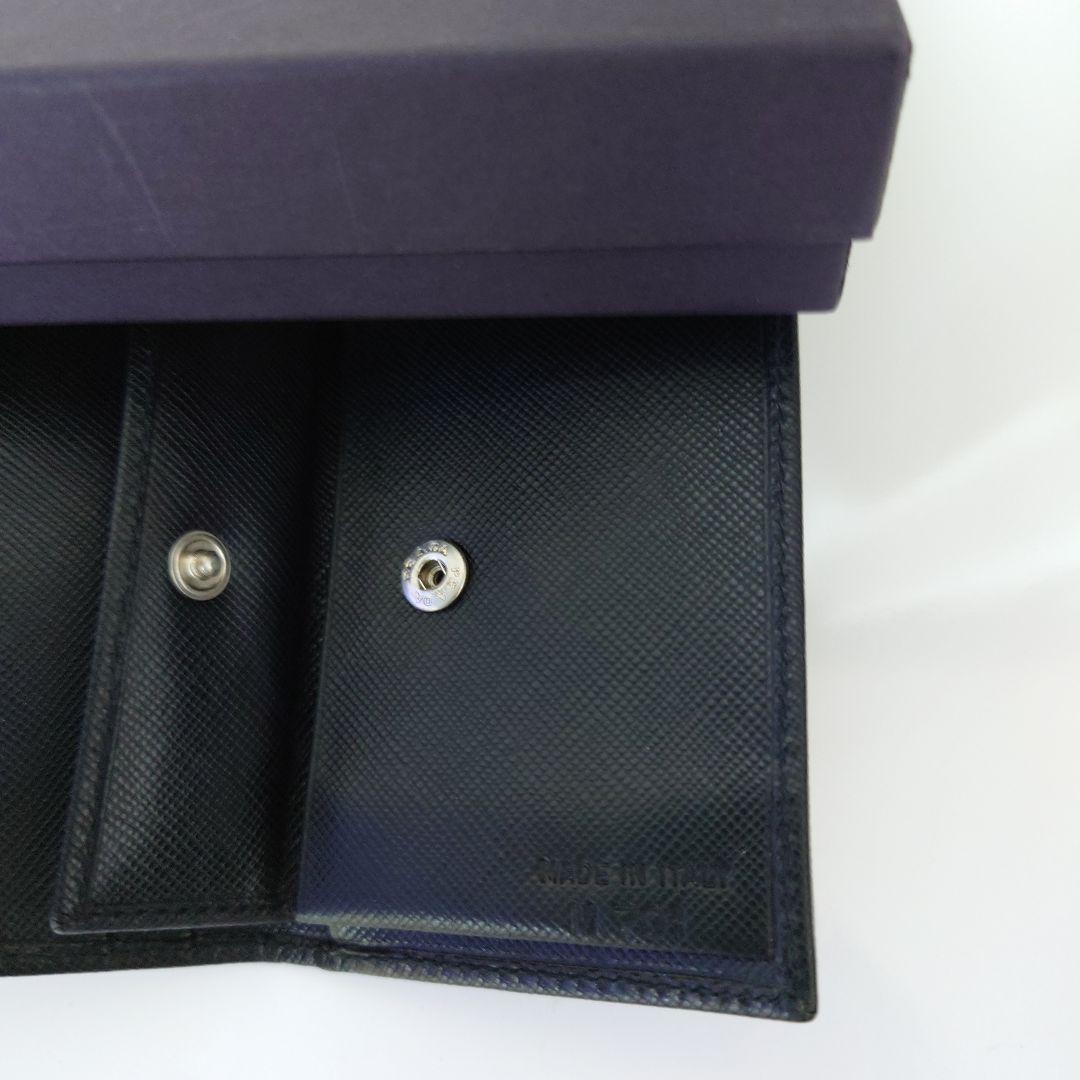 PRADA ブラックレザー 名刺入れ 箱付き