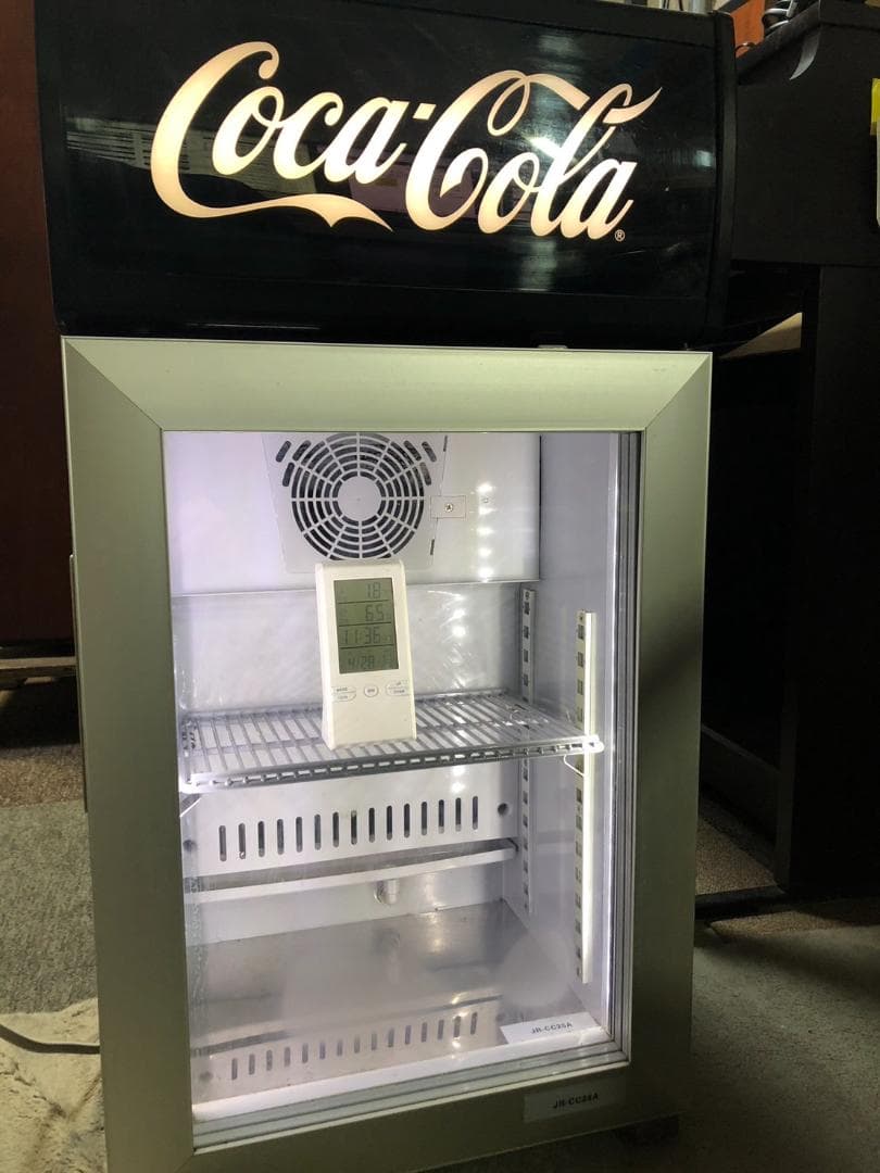 K♢074 コカ・コーラ 冷蔵ショーケース JR-CC25A 非売品！