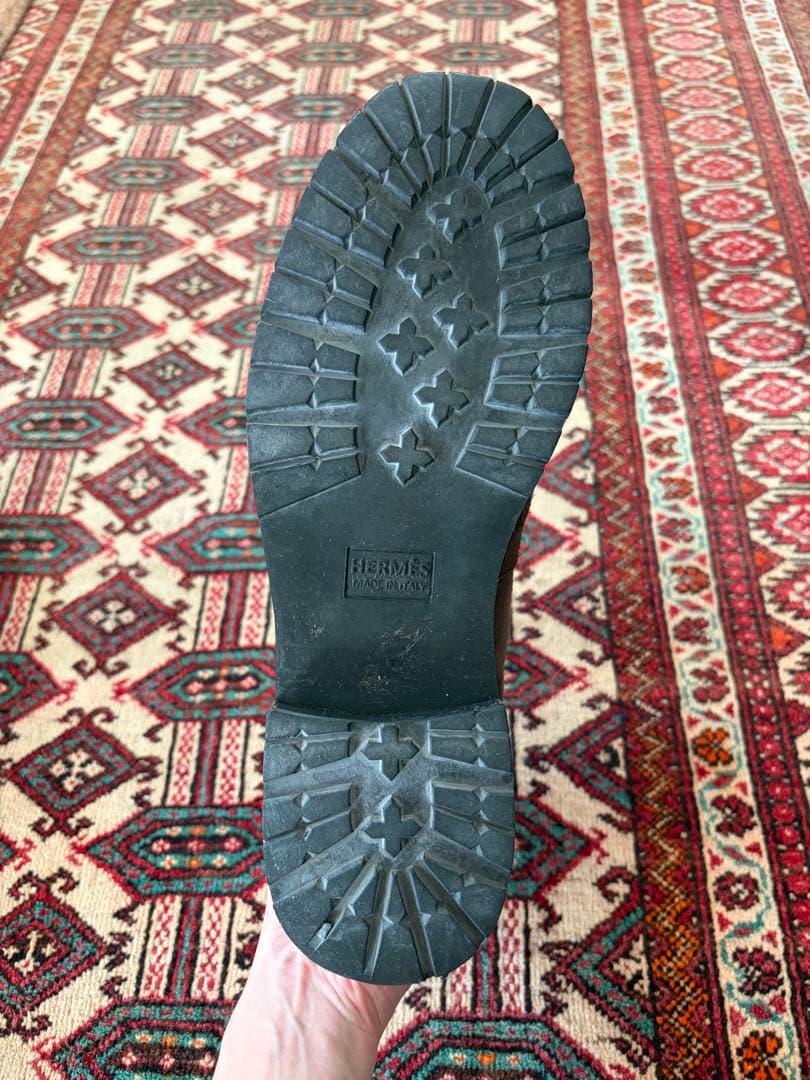 エルメス ハイキング マウンテンブーツ スエード