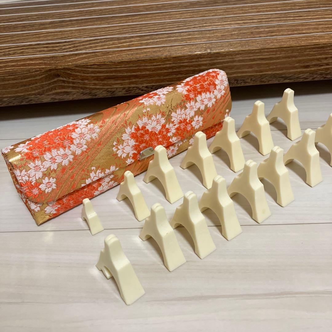 琴 お筝 筝 弦楽器 和楽器　13弦　小川謹製　付属品セット