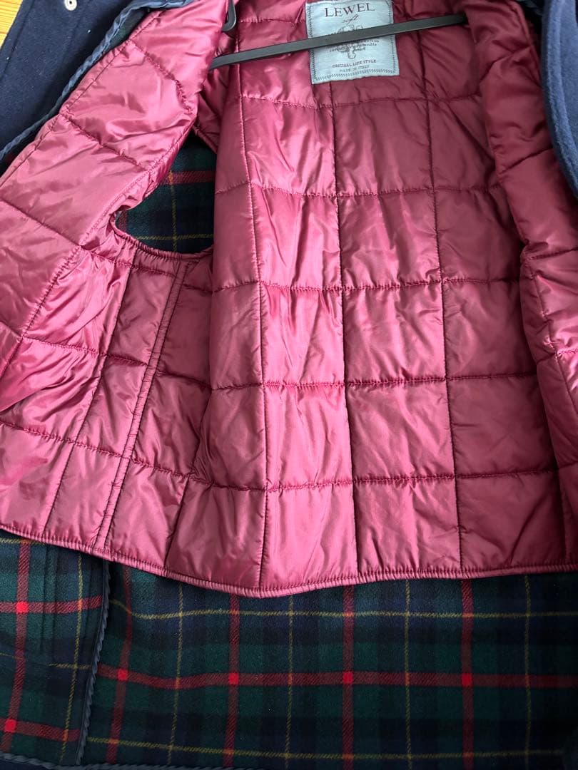 LEWEL ネイビー ダッフルコート