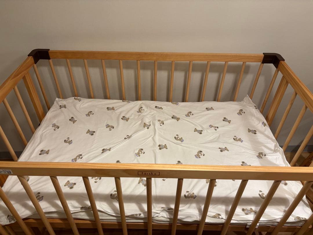 gegege様　スァルスカ　ベッドサイドベッド　マットレス付き