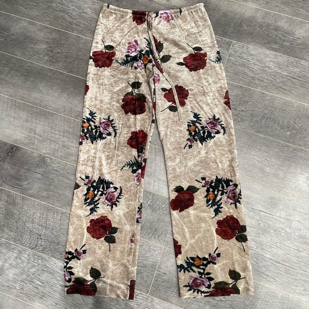 ドリスヴァンノッテン　フラワープリントパンツ
