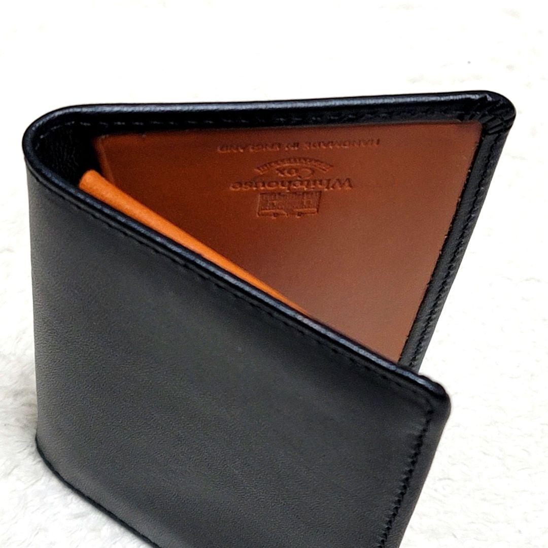 美品 ホワイトハウスコックス カードケース 名刺入れ レザー ブラック