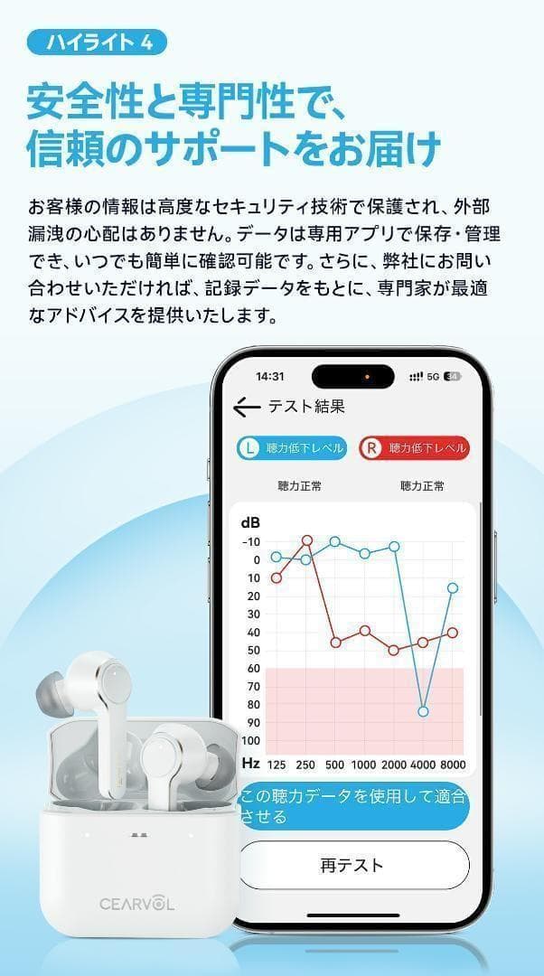 集音器 ワイヤレス イヤホン型 高齢者 若者 長時間使用 高速充電式 補聴器