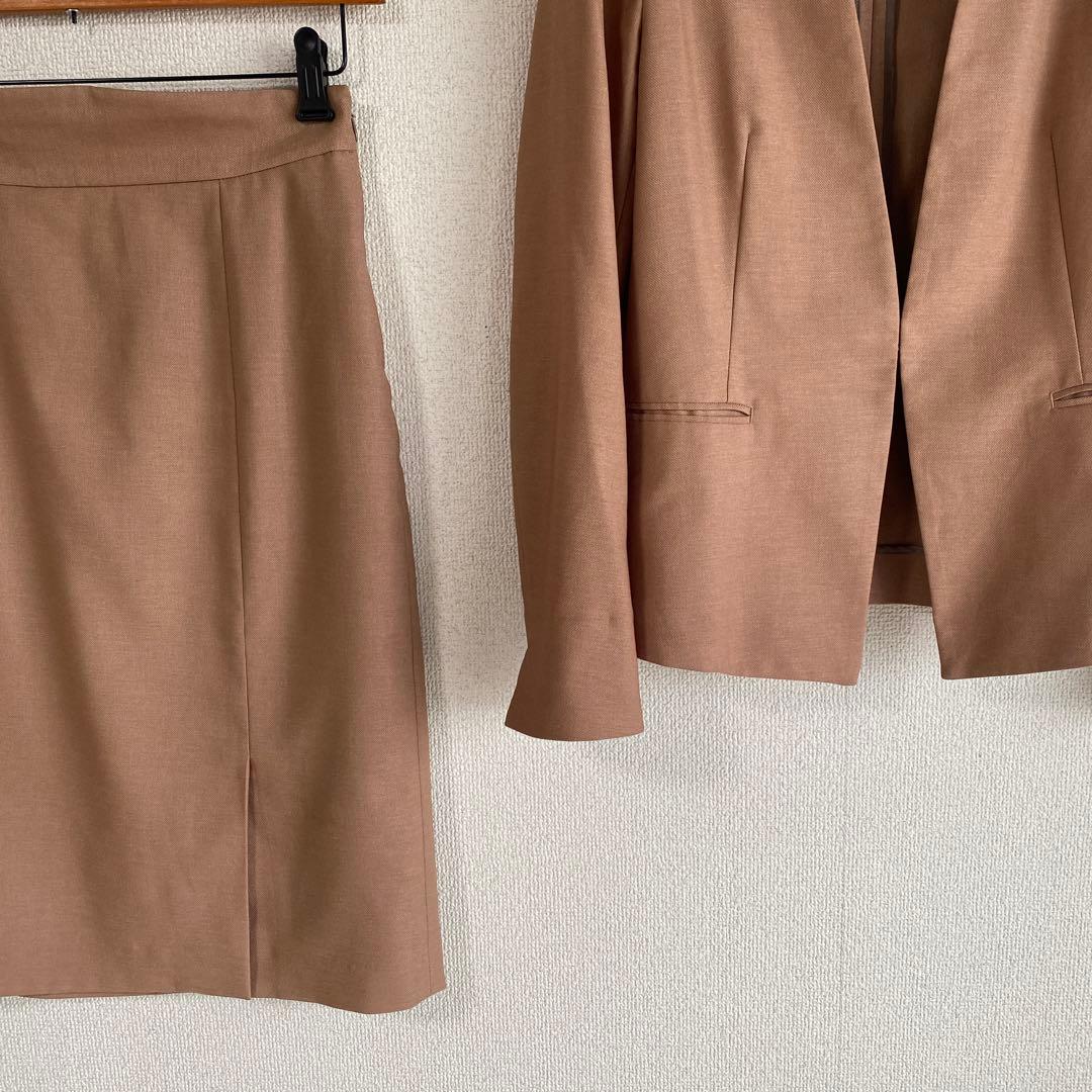 グリーンレーベル Vカラー ノーカラー スーツ 上38下40 W72 DMW