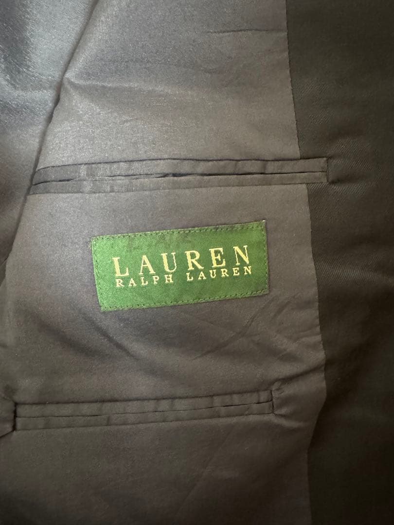 【美品】Ralph Lauren 紺ブレ カナダ製 ウール100%