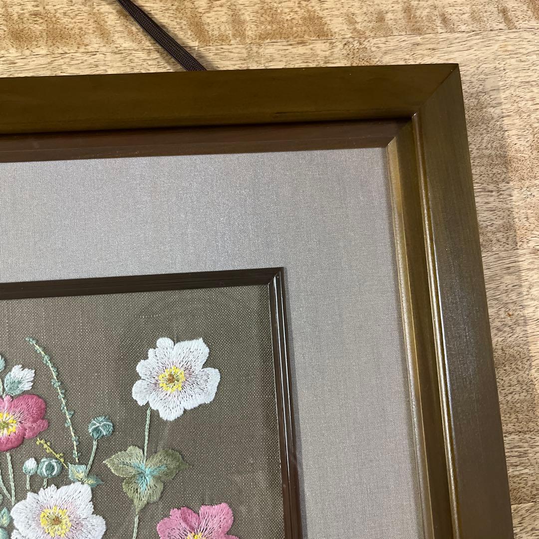 戸塚刺繍額　花