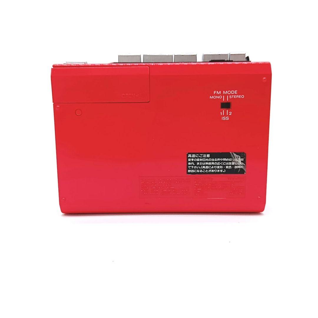 希少品 SONY WM-F85 WALKMAN カセットウォークマン レッド