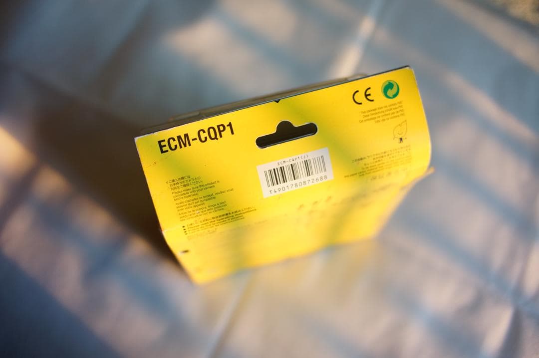 絶版 高音質マイク SONY ECM-CQP1 未使用品 ジャンク扱い