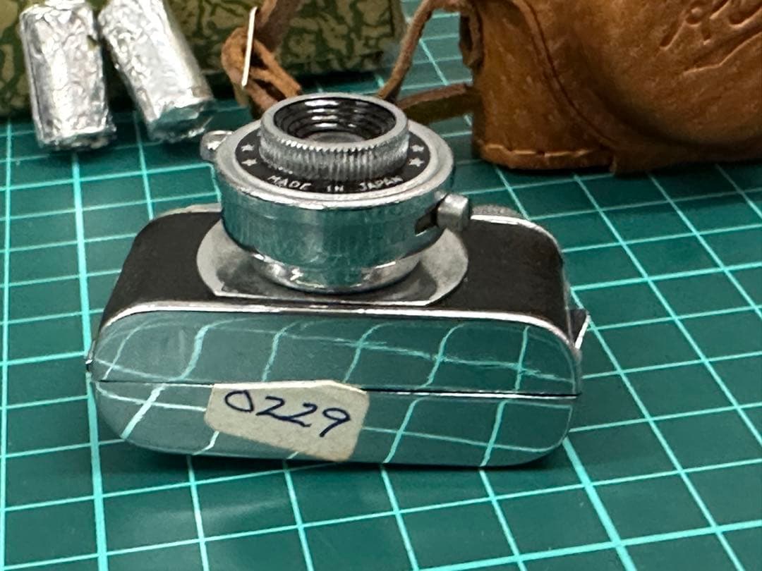 昭和レトロ★カメラ★豆カメラ★HITカメラ★HIT★革ケース付き★フィルム付き