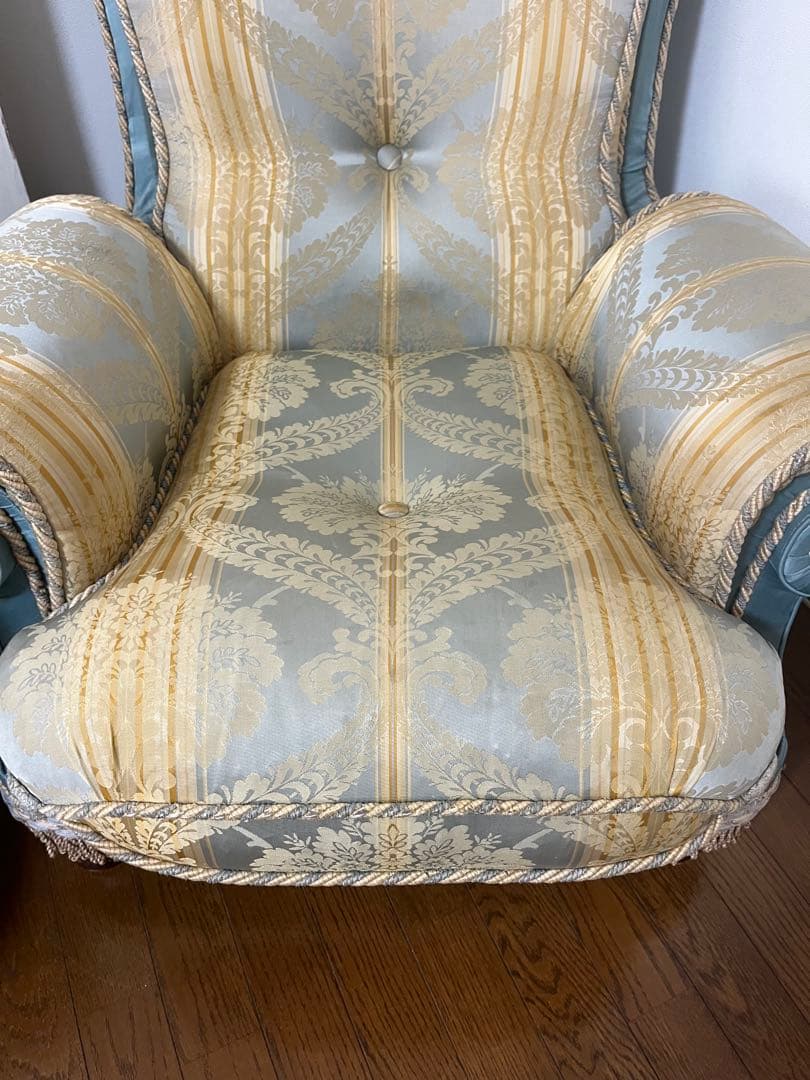 maron❣️ロココ調家具 2Pエレガント 右 1人掛ソファー アームチェア