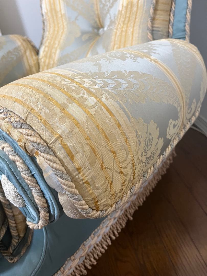 maron❣️ロココ調家具 2Pエレガント 右 1人掛ソファー アームチェア