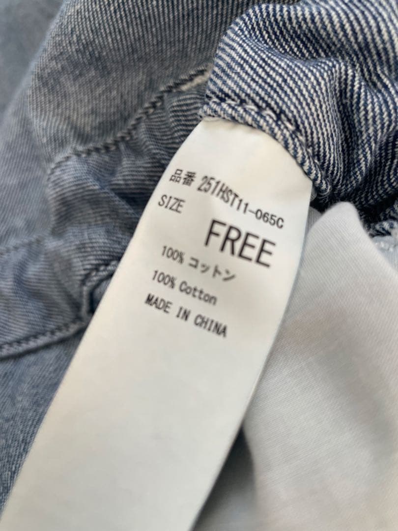 ⭐︎美品⭐︎AZUL by MOUSSY デニムオーバーオール ツナギ　フリーサイズ