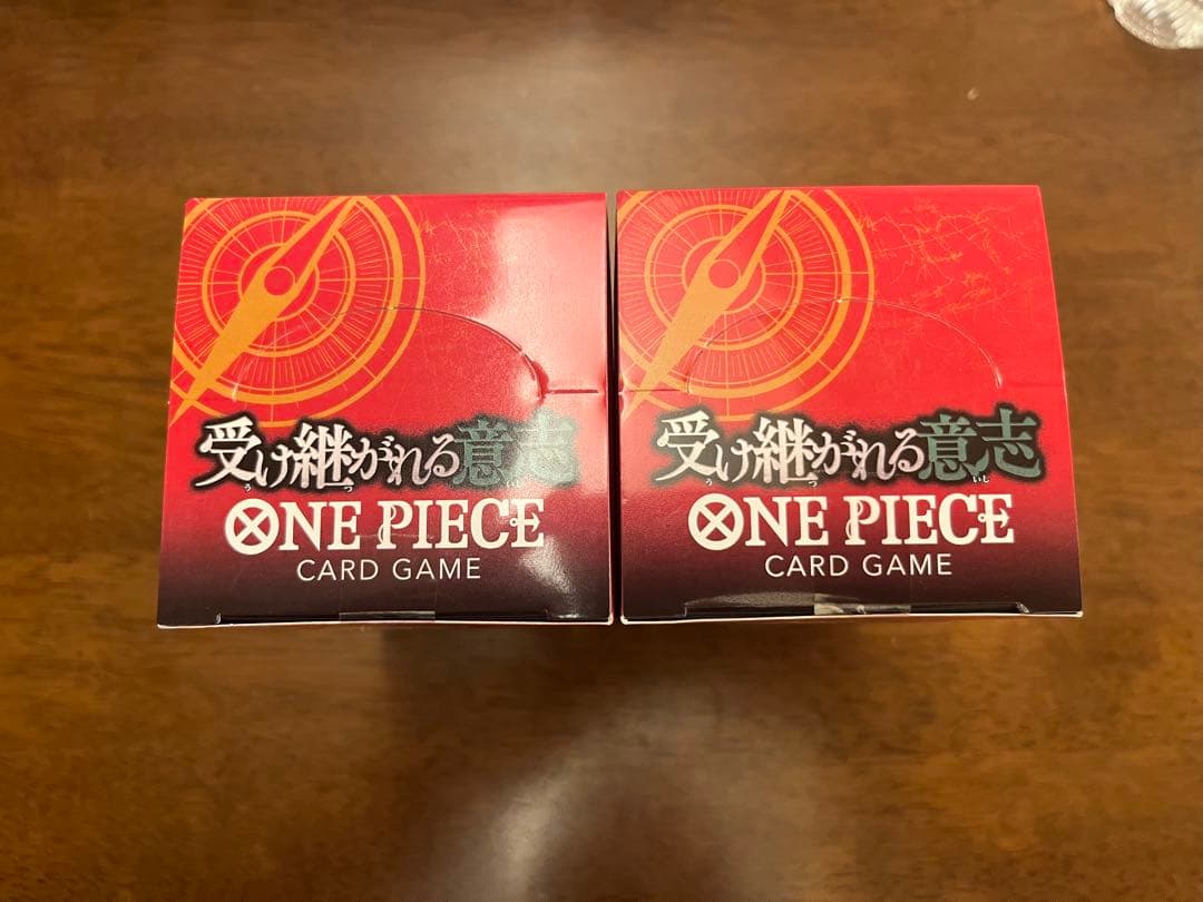 ONE PIECE CARD GAME 受け継がれる意思未開封テープ有2BOX