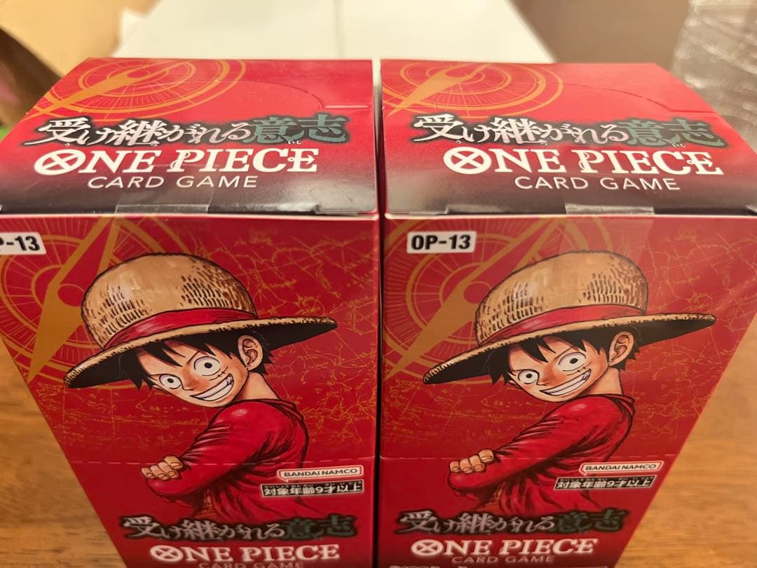 ONE PIECE CARD GAME 受け継がれる意思未開封テープ有2BOX