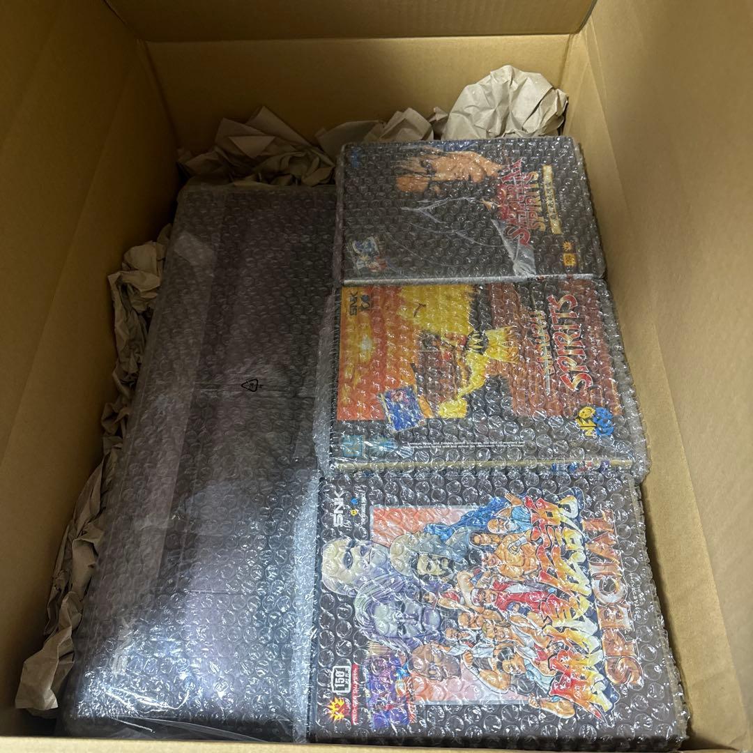 SNK NEOGEO 本体＋ソフト3本セット 起動確認済み ジャンク品