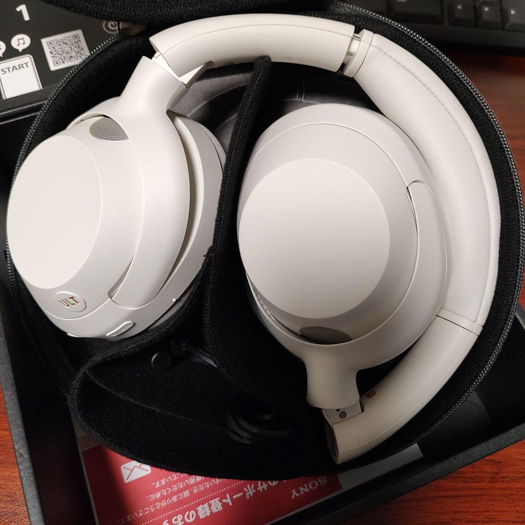 WH-ULT900N ワイヤレスヘッドホン ソニー ホワイト