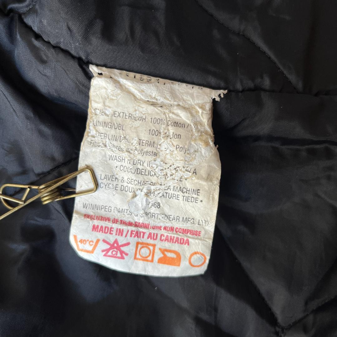 80s WORK HORSE ダックジャケット キルティング 緑 XL A677