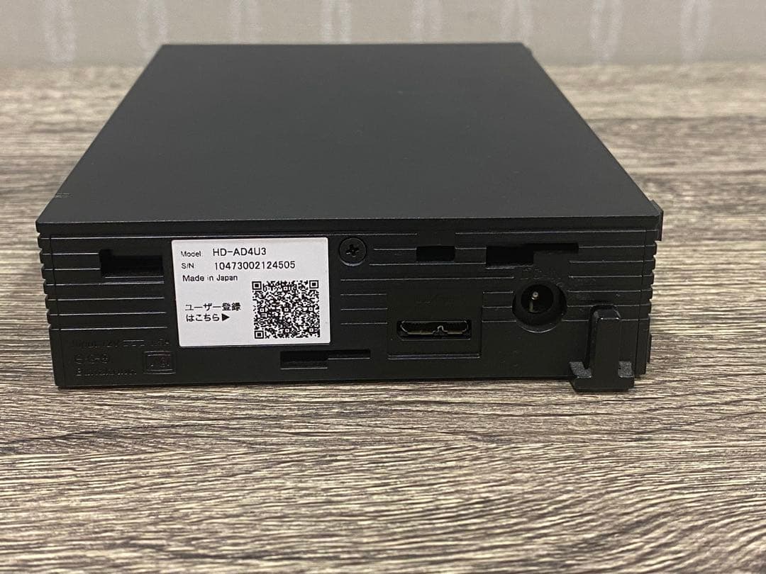 ✴️即購入不可コメント必須 BUFFALO 外付けHDD HD-AD4U3