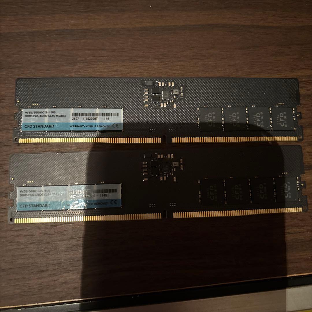 CFD DDR5 PC5-44800 32GB(16GB 2枚組)