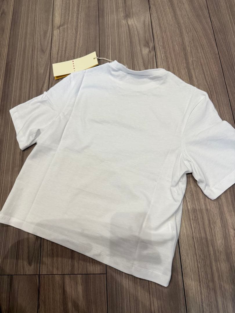 MARNI ホワイト 12yearサイズ ロゴTシャツ 半袖