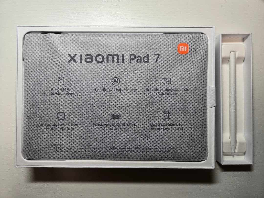 Xiaomi Pad 7 8G+128G 日本版 Focus Pen