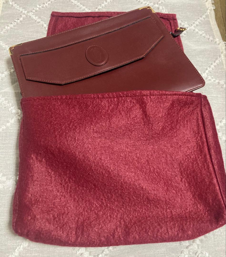 ビンテージ品　カルティエ　マストライン　セカンドバッグ