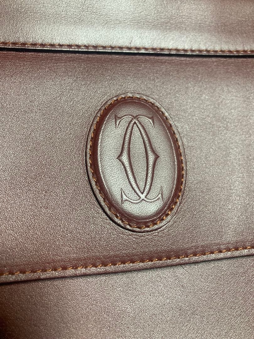 ビンテージ品　カルティエ　マストライン　セカンドバッグ