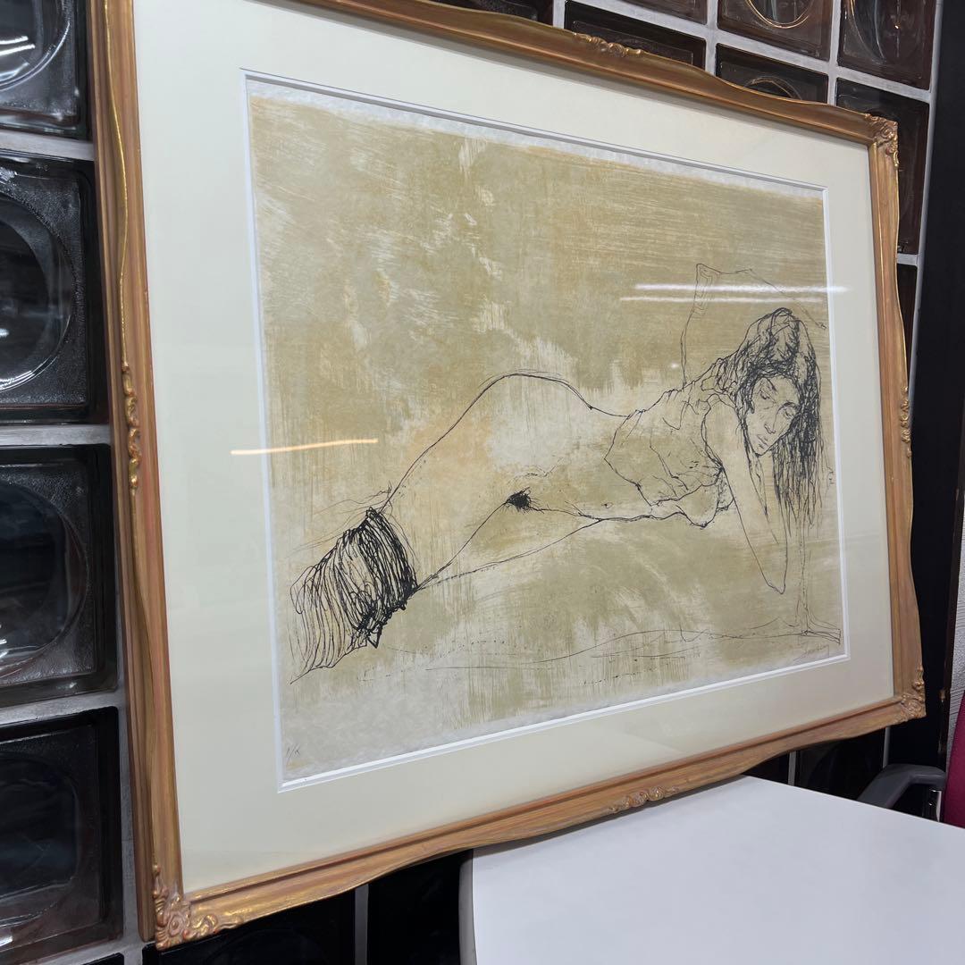 ジャン・ジャンセン　オノリーヌ　リトグラフ 直筆サイン　エディション有り